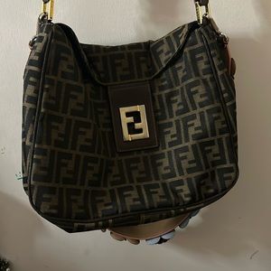 Fendi Mama Baguette with Fendi flower strap